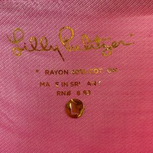 Lilly Pulitzer Pink Button Down Blouse